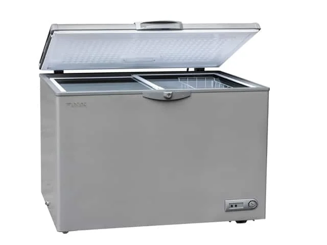 CONGELATEUR HORIZONTAL COFFRE 300L FINIX BD(W)-300 VITR GRIS 98X56X82
