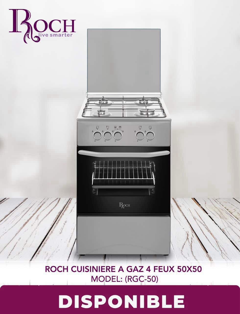 ROCH CUISINIERE 50X50 EN INOX