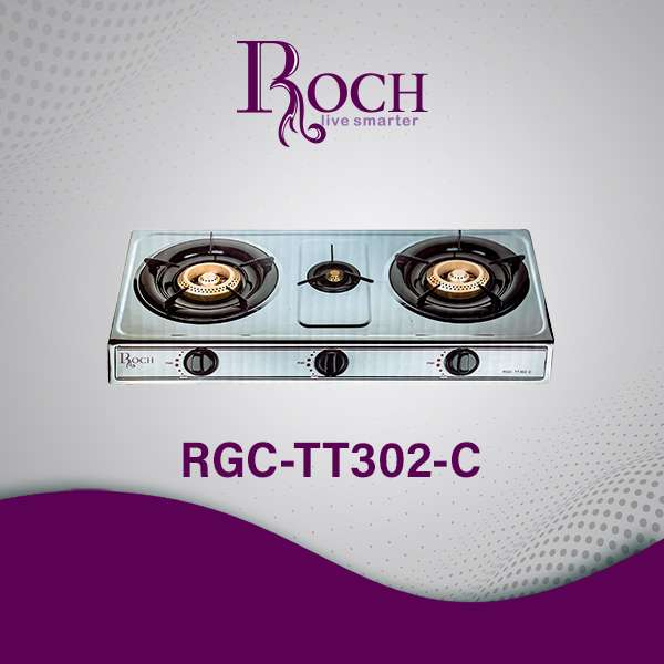 ROCH PLAQUE A GAZ 3 FEUX