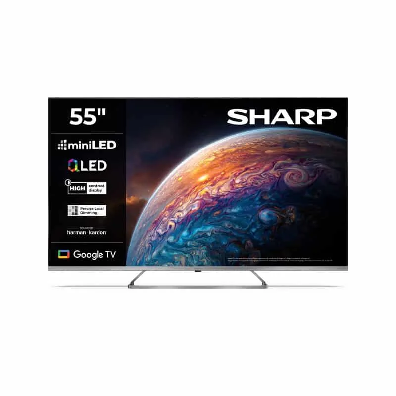 SHARP GOOGLE TV TELEVISEUR 55" 4T-C55FJ1MX